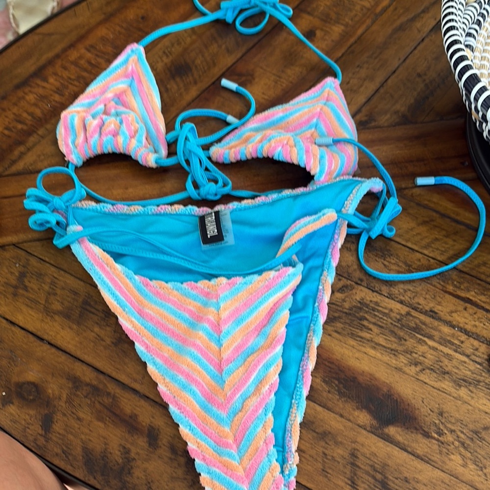 Triangl Swimwear Pastel Chevron Bikini